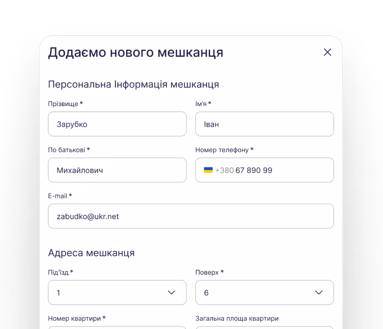 Мешканці